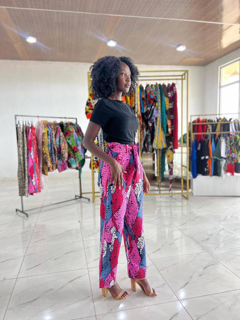 Ankara high waist pants