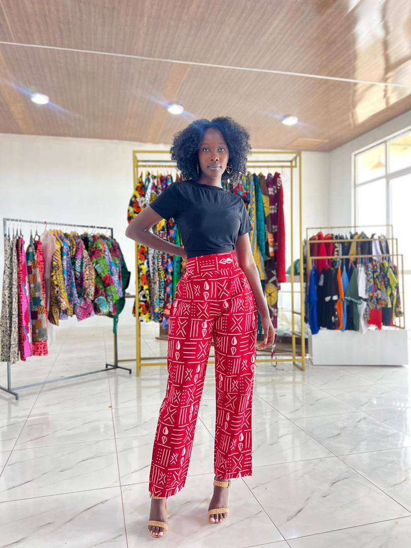 Ankara high waist pants