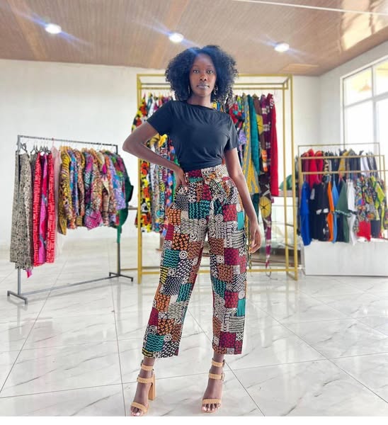 Ankara high waist pants